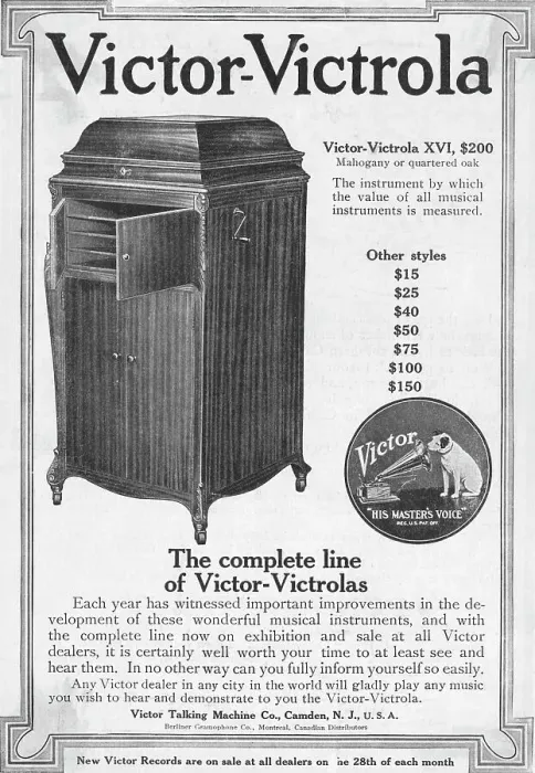 Framed Print : Advertisement For Victrola; Illustration Framed Print : Advertisement For Victrola; Illustration