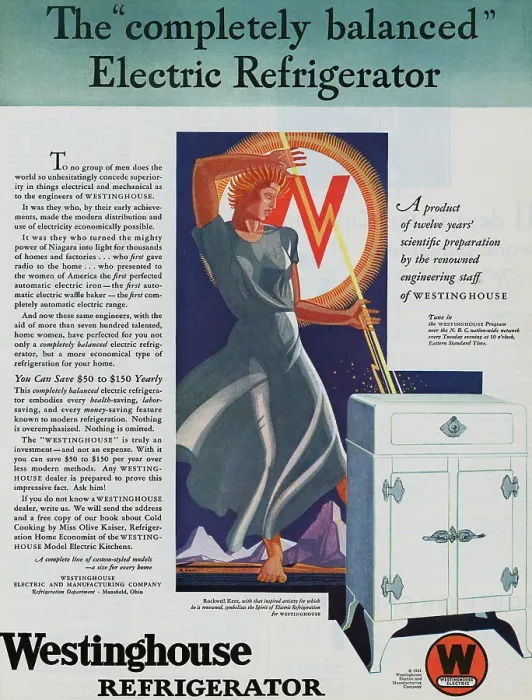 Framed Print : Advertisement for Westinghouse Refrigerator Framed Print : Advertisement for Westinghouse Refrigerator