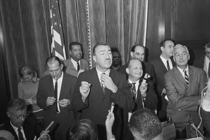Framed Print : Adam Clayton Powell Appearing Determined in Spite of Vote Framed Print : Adam Clayton Powell Appearing Determined in Spite of Vote
