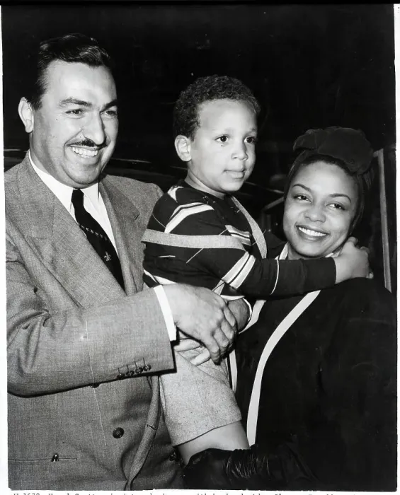 Framed Print : Adam Clayton Powell And Family Framed Print : Adam Clayton Powell And Family