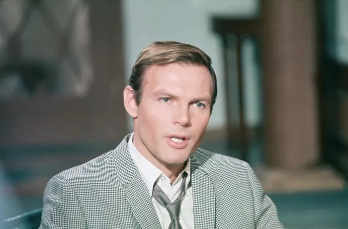 : Adam West. (Original Caption). Closeup of Adam West : Adam West. (Original Caption). Closeup of Adam West