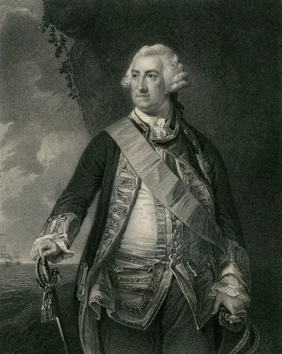 Framed Print : Admiral Lord Hawke (XXXL) Framed Print : Admiral Lord Hawke (XXXL)