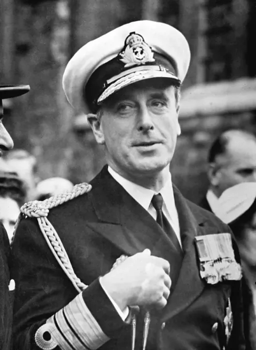 Framed Print : Admiral Louis Mountbatten Framed Print : Admiral Louis Mountbatten