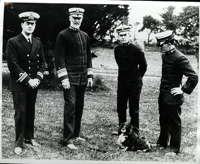 Framed Print : Admiral Sims And His Officers During Wwi Framed Print : Admiral Sims And His Officers During Wwi