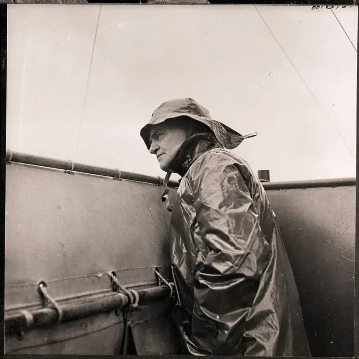 Framed Print : Admiral William Halsey Stands on Bridge Framed Print : Admiral William Halsey Stands on Bridge