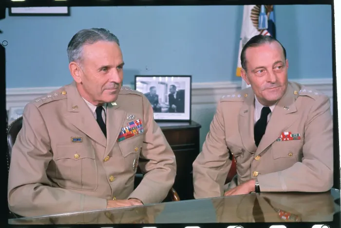 Framed Print : Admired Generals at Table Framed Print : Admired Generals at Table