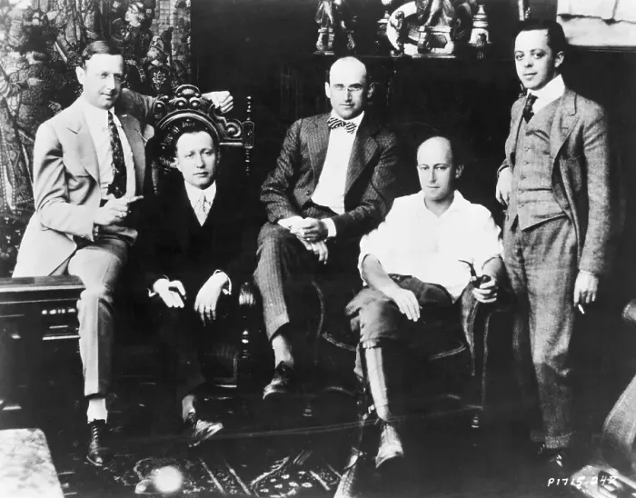 Framed Print : Adolph Zukor With Associates Framed Print : Adolph Zukor With Associates