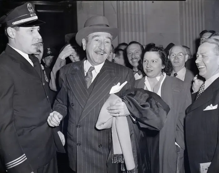 Framed Print : Adolphe Menjou Accosted At Senate Framed Print : Adolphe Menjou Accosted At Senate