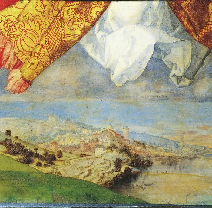 Framed Print : The Adoration of the Holy Trinity (The Landauer Altarpiece), by Albrecht Drer, 1511, 16th Century, oil on poplar panel, cm 135 x 123, 4 Framed Print : The Adoration of the Holy Trinity (The Landauer Altarpiece), by Albrecht Drer, 1511, 16th Century, oil on poplar panel, cm 135 x 123, 4