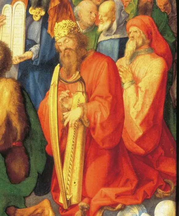 Framed Print : The Adoration of the Holy Trinity (The Landauer Altarpiece), by Albrecht Drer, 1511, 16th Century, oil on poplar panel, cm 135 x 123, 4 Framed Print : The Adoration of the Holy Trinity (The Landauer Altarpiece), by Albrecht Drer, 1511, 16th Century, oil on poplar panel, cm 135 x 123, 4