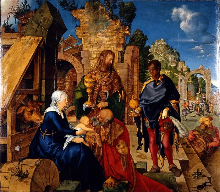 Framed Print : The Adoration of the Magi, 1504. Artist: Dürer, Albrecht (1471-1528) Framed Print : The Adoration of the Magi, 1504. Artist: Dürer, Albrecht (1471-1528)
