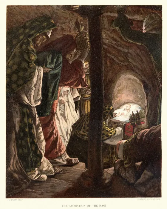 Framed Print : The adoration of the Magi Framed Print : The adoration of the Magi