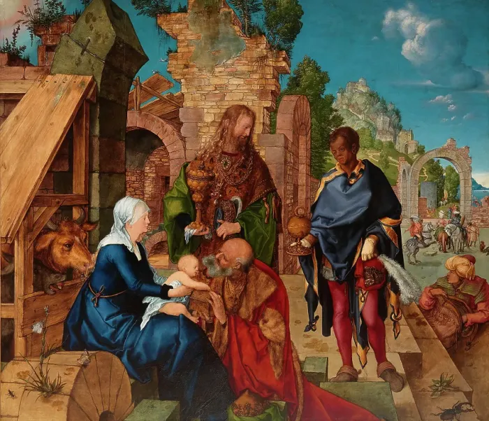 Framed Print : The Adoration Of The Magi Framed Print : The Adoration Of The Magi