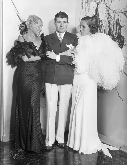 Framed Print : Adrienne Ames, Lilyan Tashman and Travis Banton Framed Print : Adrienne Ames, Lilyan Tashman and Travis Banton