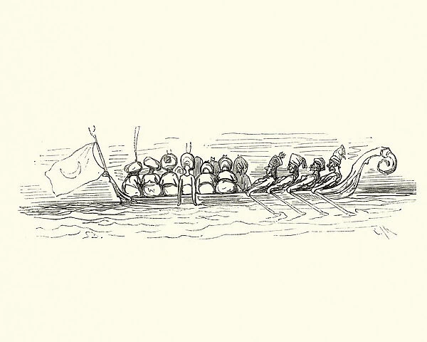 Adventures of Baron Munchausen, The Grand Seigniors boat