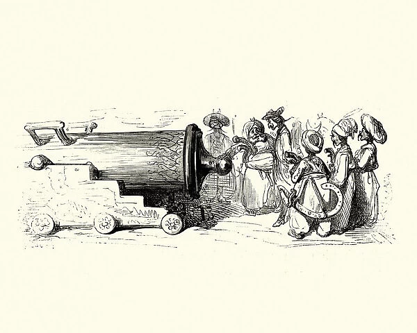 Adventures of Baron Munchausen, Grand Turks Cannon