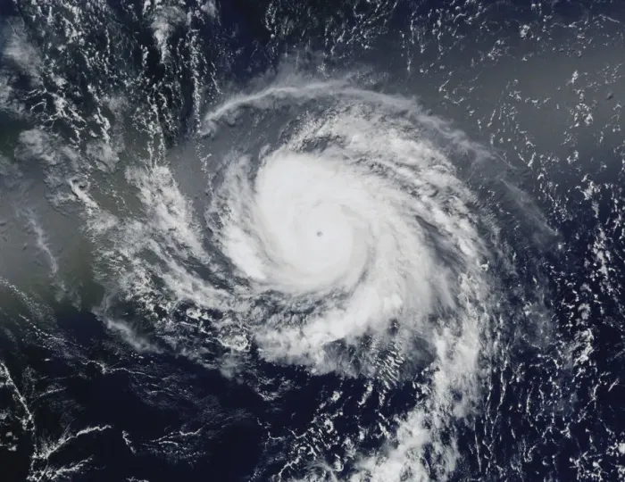 Framed Print : Aerial, Atlantic Ocean, Cyclone, Earth (Planet), High Angle View, Hurricane, Location