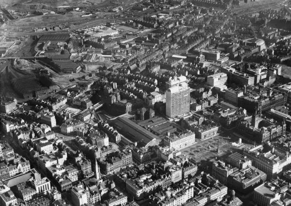 Photo Historique De Glasgow – Vue Aérienne C1950 – Tirage 6x4 Pouces