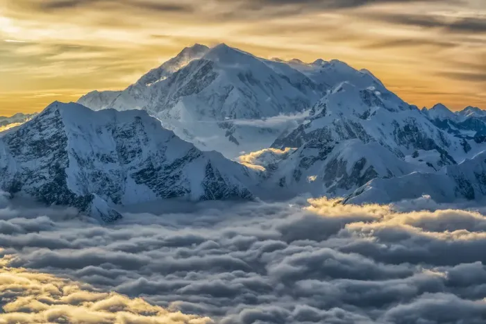 Framed Print : Aerial image of the Saint Elias mountains in Kluane National Park and Reserve Framed Print : Aerial image of the Saint Elias mountains in Kluane National Park and Reserve