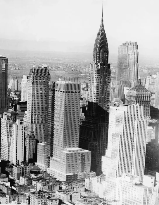 Framed Print : Aerial Of Midtown Skyscrapers Framed Print : Aerial Of Midtown Skyscrapers
