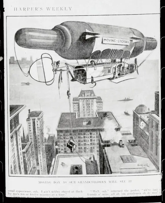 Framed Print : Aerial Moving Storage Framed Print : Aerial Moving Storage