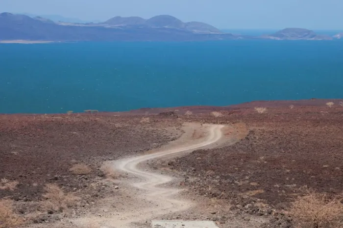 Framed Print : aerial view, africa, coastline, color image, colour image, copy space, day, desert road Framed Print : aerial view, africa, coastline, color image, colour image, copy space, day, desert road