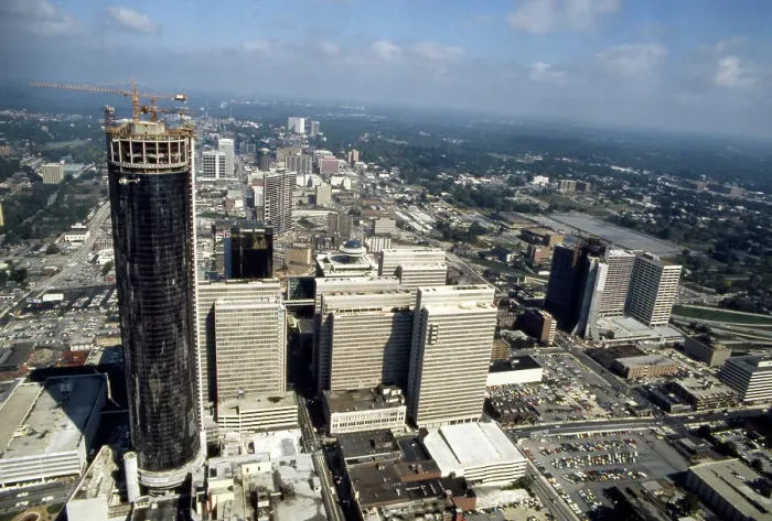 Framed Print : Aerial View of Atlanta