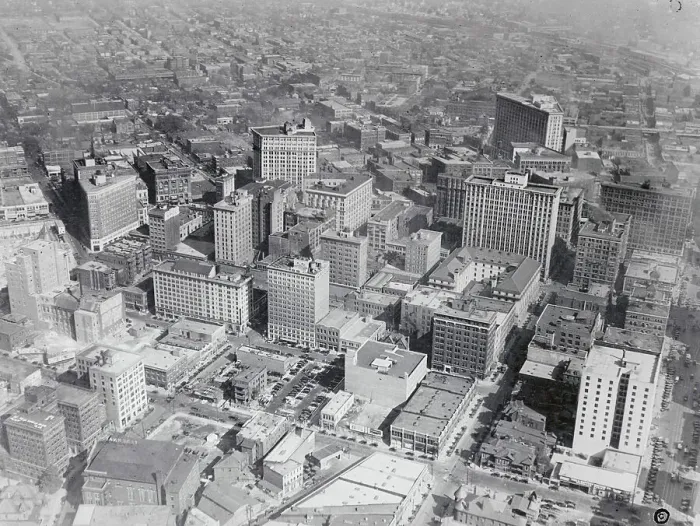 Framed Print : Aerial View of Atlanta Framed Print : Aerial View of Atlanta