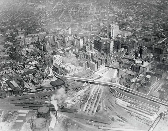Framed Print : Aerial View of Atlanta Framed Print : Aerial View of Atlanta