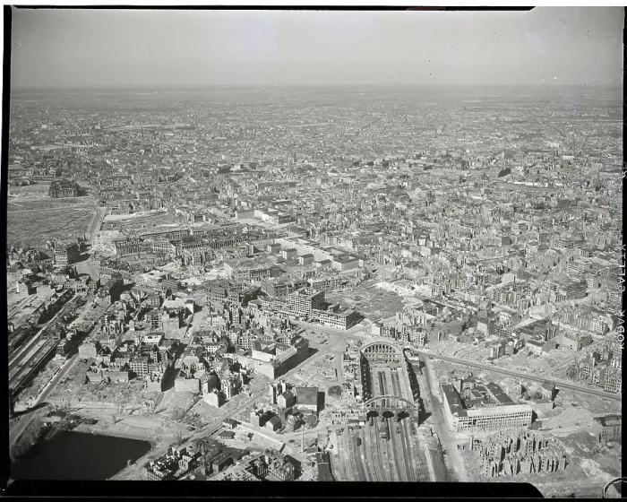 Framed Print : Aerial View Of Berlin Framed Print : Aerial View Of Berlin