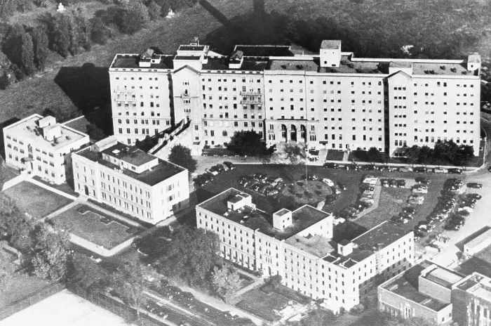 Framed Print : Aerial View of Beth Israel Hospital Framed Print : Aerial View of Beth Israel Hospital