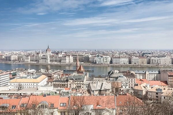 Aerial view of Budapest