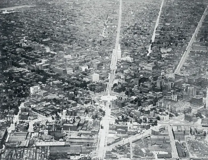 Framed Print : Aerial View of Buffalo