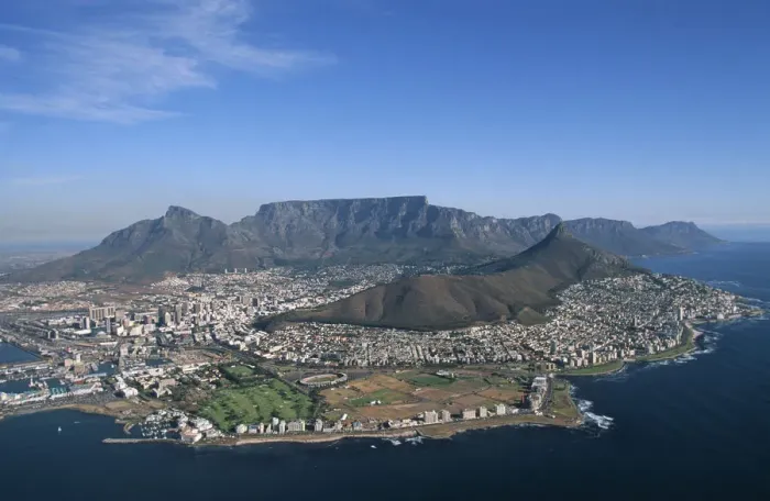 Framed Print : Aerial View of Cape Town