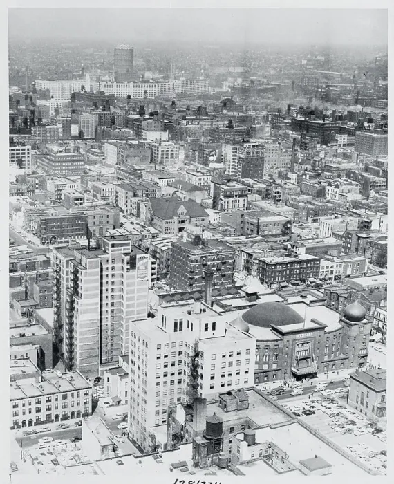 Framed Print : Aerial View of Chicago Buildings Framed Print : Aerial View of Chicago Buildings