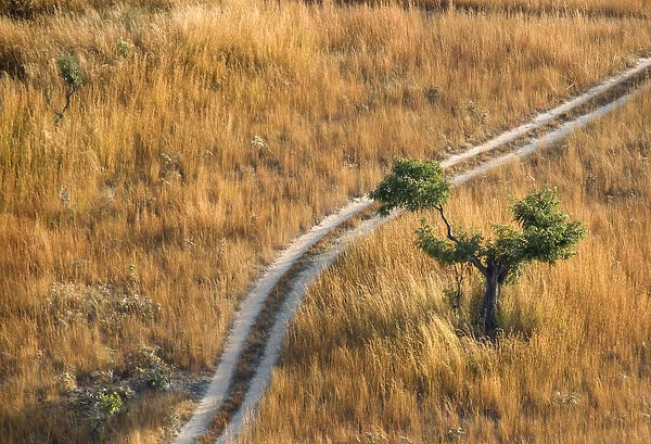 aerial view, color image, day, dirt road, harare, harare district, horizontal, landscape
