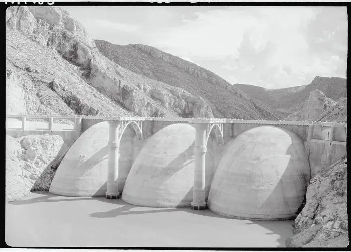 Framed Print : Aerial View of the Coolidge Dam Framed Print : Aerial View of the Coolidge Dam
