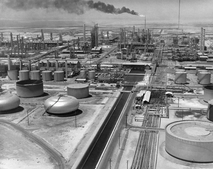 Framed Print : Aerial View of Crude Oil Refinery Framed Print : Aerial View of Crude Oil Refinery