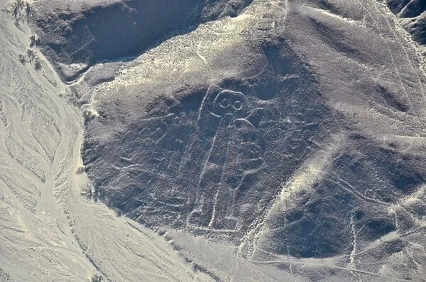 Aerial view of The Giant  /  The Astronaut Nazca