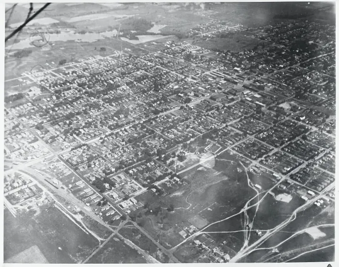 Framed Print : Aerial View of Herrin Mine District Framed Print : Aerial View of Herrin Mine District