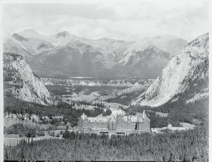 Framed Print : Aerial View of a Hotel in a Valley Framed Print : Aerial View of a Hotel in a Valley
