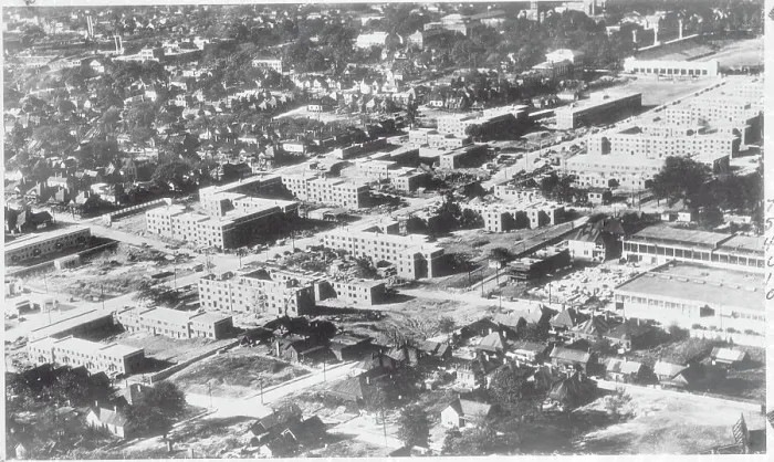 Framed Print : Aerial View of Housing Projects Framed Print : Aerial View of Housing Projects