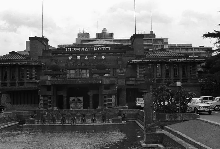 Framed Print : Aerial View Of The Imperial Hotel Framed Print : Aerial View Of The Imperial Hotel