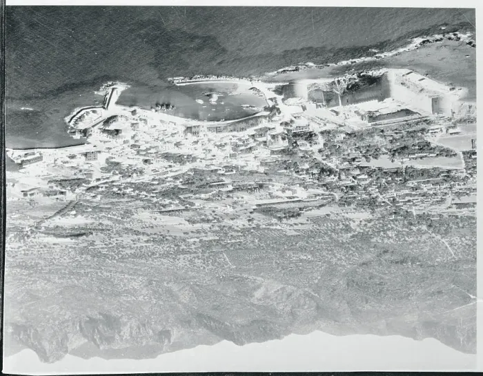 Framed Print : Aerial View of Island Town on Cyprus Framed Print : Aerial View of Island Town on Cyprus