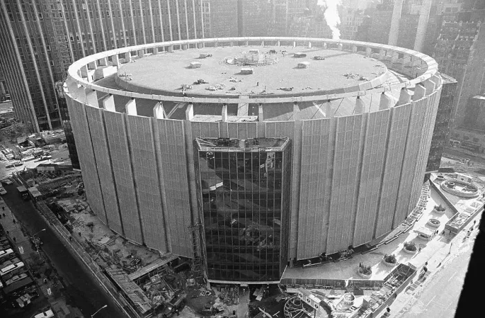 Framed Print : Aerial View of Madison Square Garden Framed Print : Aerial View of Madison Square Garden