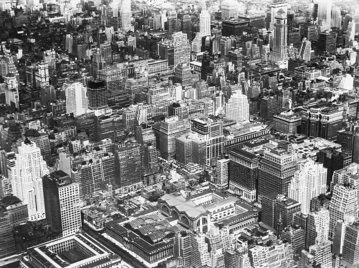 Framed Print : Aerial View of Manhattan Framed Print : Aerial View of Manhattan