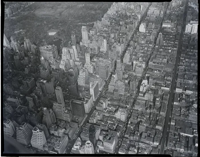 Framed Print : Aerial View of Manhattan Framed Print : Aerial View of Manhattan