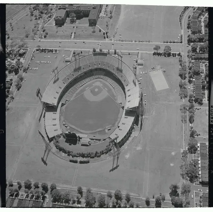 Framed Print : Aerial View of Memorial Baseball Stadium Framed Print : Aerial View of Memorial Baseball Stadium