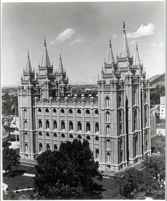 Framed Print : Aerial View Of Mormon Temple Salt Lake Framed Print : Aerial View Of Mormon Temple Salt Lake