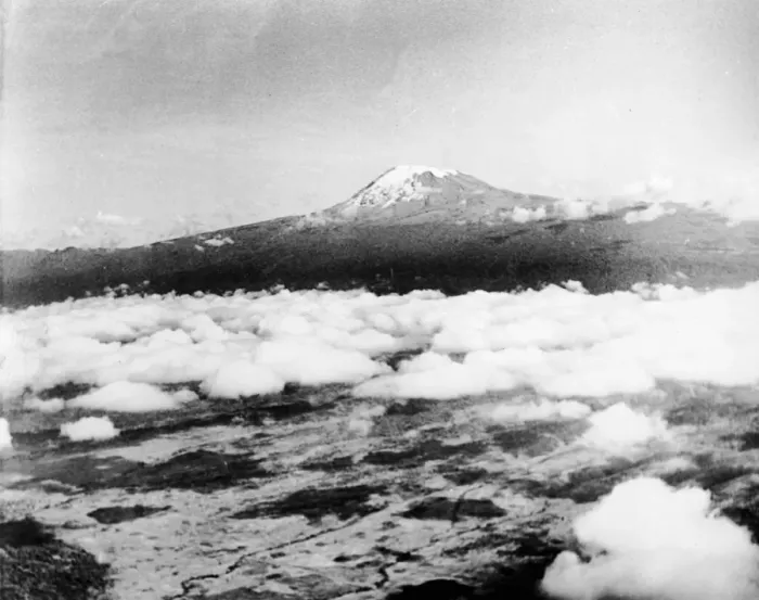 Framed Print : Aerial View Of Mt. Kilimanjaro Framed Print : Aerial View Of Mt. Kilimanjaro